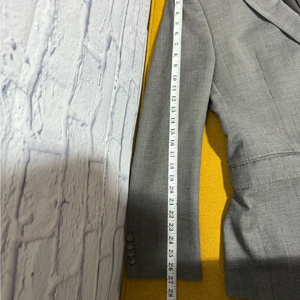 Men’s Y2K Lauren Ralph Lauren Black & White Houndstooth Blazer, Size 42L